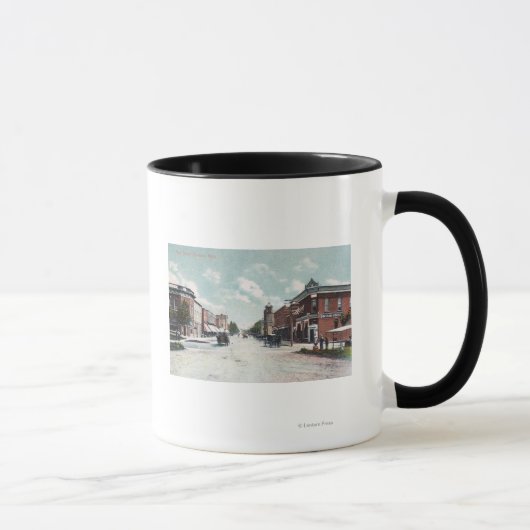 Mug Vue de Main StreetDavison, MI (Droite)