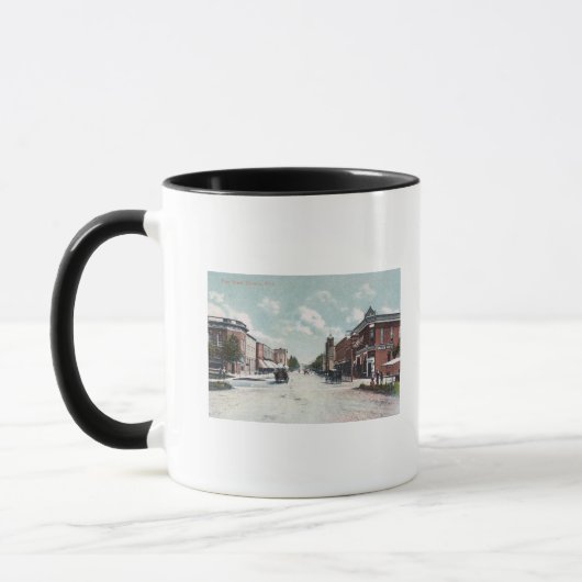 Mug Vue de Main StreetDavison, MI (Gauche)
