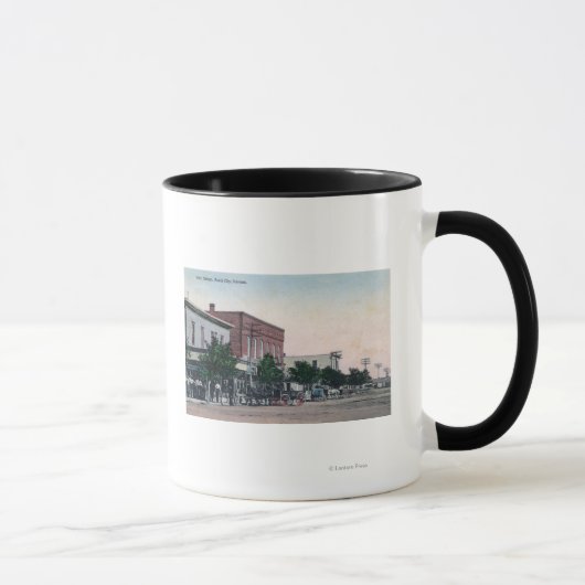 Mug Vue de Main StreetScott City, KS (Droite)