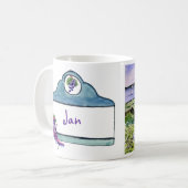 Mug vue de maison de hôtes (Devant gauche)