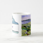 Mug vue de maison de hôtes (Centre)