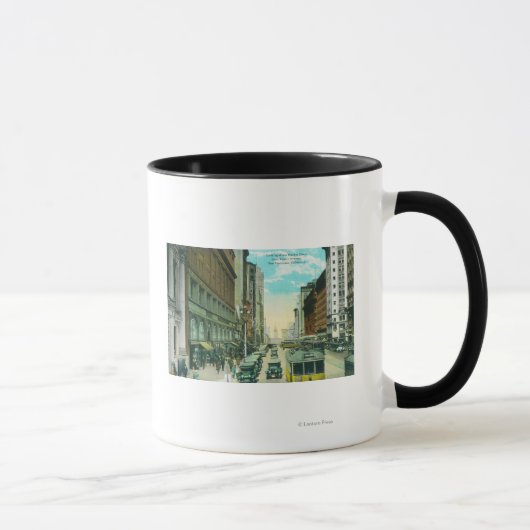 Mug Vue de Market Street de Grant Street (Droite)