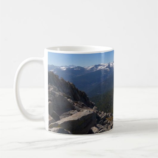 Mug Vue de Mitchell Peak au parc national Sequoia (Gauche)