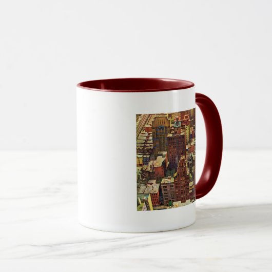 Mug Vue de New York par John Falter (Devant droit)
