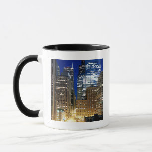 Mug Vue de nuit du paysage urbain de Chicago