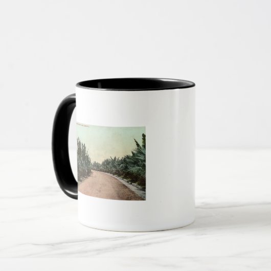 Mug Vue de Palm Drive (Devant gauche)