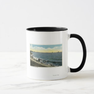 Mug Vue de parc de bord de la mer du bruit