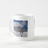 Mug Vue de paysage de Boulder le Colorado Flatirons (Devant gauche)