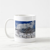 Mug Vue de paysage de Boulder le Colorado Flatirons (Gauche)