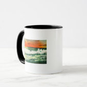 Mug Vue de Point Loma à SunsetCoronado, CA (Devant gauche)