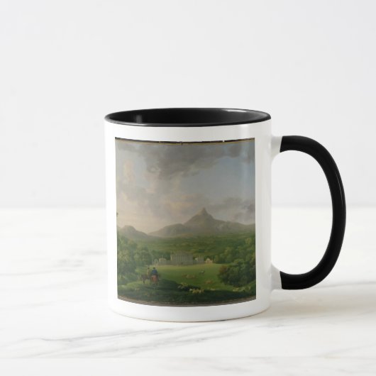 Mug Vue de Powerscourt, comté Wicklow, c.1760-2 (huile (Droite)