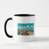 Mug Vue De Rainbow Pier, Long Beach (Gauche)