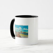 Mug Vue De Rainbow Pier, Long Beach (Devant gauche)