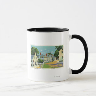 Mug Vue de rue de Leyde, première rue en Nouvelle