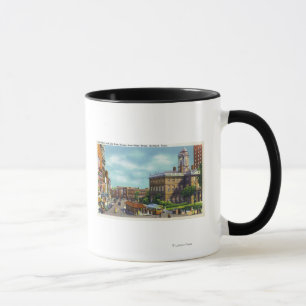 Mug Vue de rue principale de rue d'état et de vieil