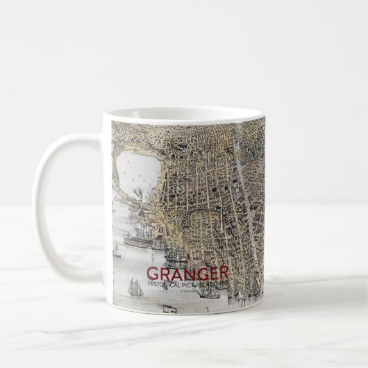 Mug Vue de San Francisco, 1878 (Gauche)