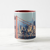 Mug Vue de San Francisco par Golden Gate Bridge (Centre)