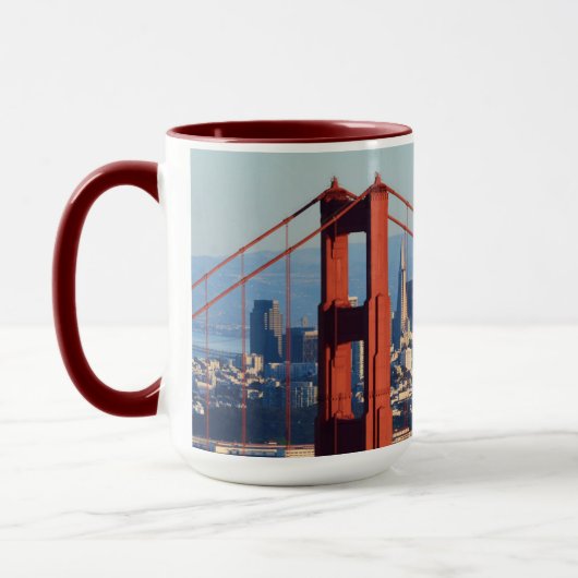 Mug Vue de San Francisco par Golden Gate Bridge (Gauche)