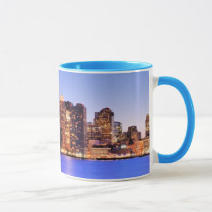 Mug Vue de secteur financier de Boston du centre