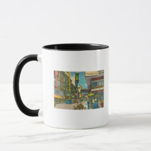 Mug Vue de section d'affaires de Chinatown