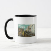 Mug Vue de Steeplechase Rollercoaster (Gauche)