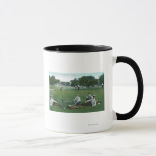 Mug Vue de tennis GroundsChicago, IL de Lincoln Park