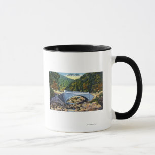 Mug Vue de traînée de Mohawk de pont froid de rivière