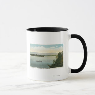 Mug Vue de trois Mile Island de l'Ossipee Mts