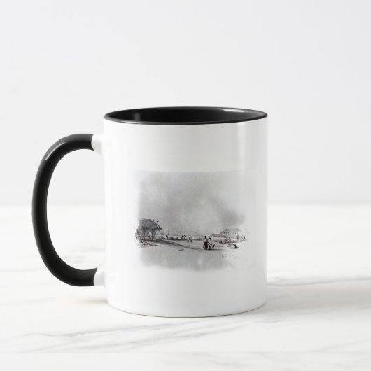 Mug Vue de Valparaiso, 1834 (Gauche)