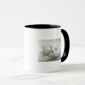 Mug Vue de Valparaiso, 1834 (Devant droit)