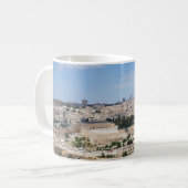 Mug Vue de vieille ville de Jérusalem, Israël (Devant gauche)