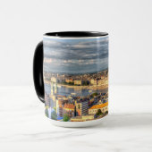 Mug Vue de ville de Budapest (Devant gauche)