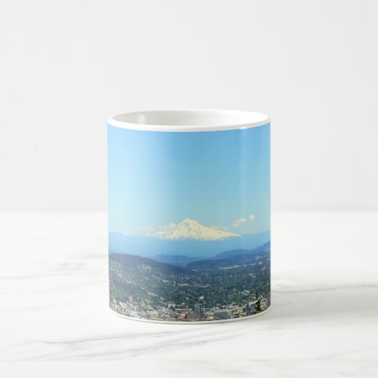 Mug Vue de ville de Portland, Orégon, arrière - plan (Centre)
