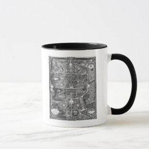 Mug Vue d'ensemble de la ville et du château de