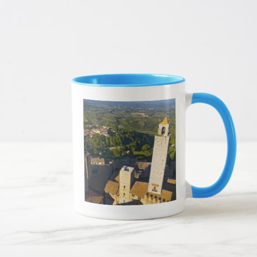 Mug Vue Depuis La Tour, San Gimignano, Sienne, Toscane (Droite)