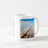Mug Vue depuis Pier sur la mer (Devant droit)