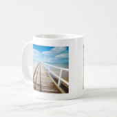 Mug Vue depuis Pier sur la mer (Devant gauche)