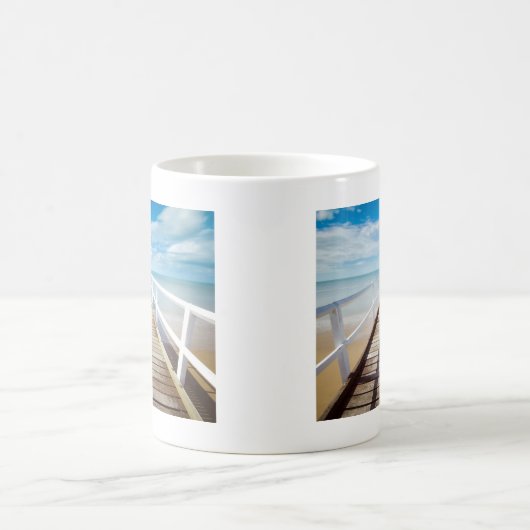 Mug Vue depuis Pier sur la mer (Centre)