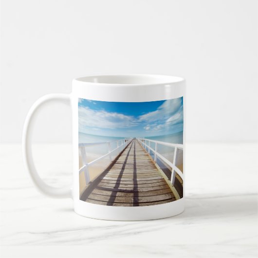 Mug Vue depuis Pier sur la mer (Gauche)