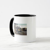 Mug Vue des ânes transportant de l'eauBisbee, AZ (Devant gauche)