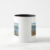 Mug Vue des bateaux de pêche de York Beach (Centre)