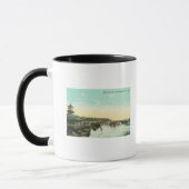 Mug Vue des brasseurs à Vue de l'EauSanta Cruz, CA (Gauche)