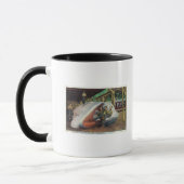 Mug Vue des chasseurs de baleines sur la baleine (Gauche)