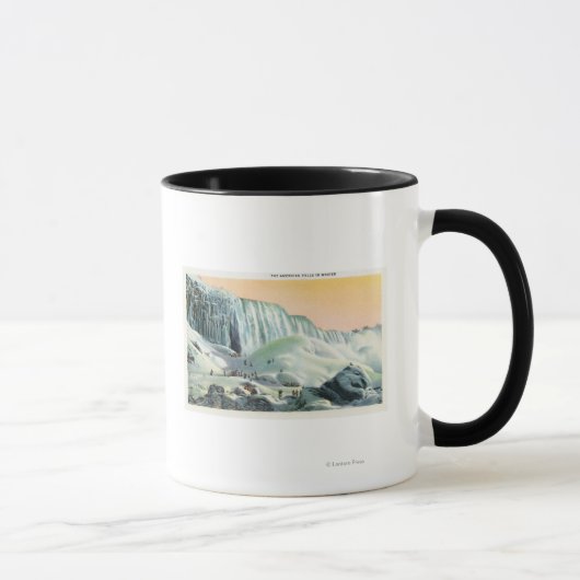 Mug Vue des chutes américaines en hiver # 2 (Droite)