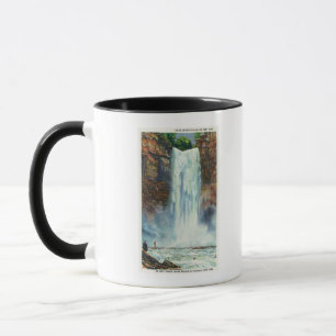 Mug Vue des chutes de Taughannock depuis le bas