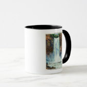 Mug Vue des chutes de Taughannock depuis le bas (Devant droit)
