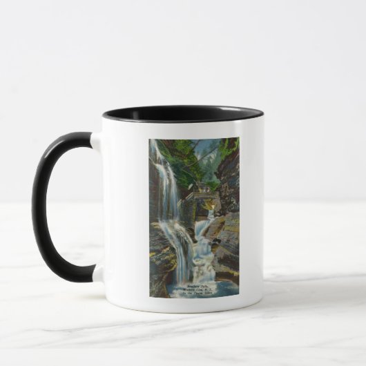 Mug Vue des chutes Rainbow et du pont (Gauche)