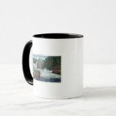 Mug Vue des chutes Rainbow et Horseshoe (Devant gauche)