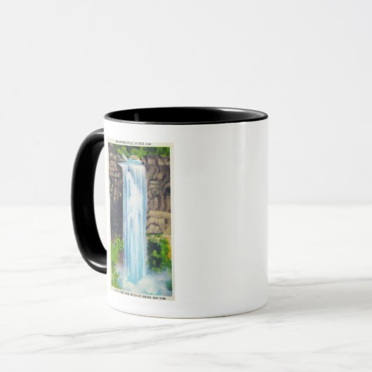 Mug Vue des chutes Taughannock (Devant gauche)