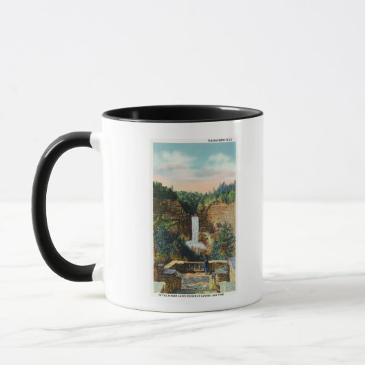Mug Vue des chutes Taughannock # 2 (Gauche)